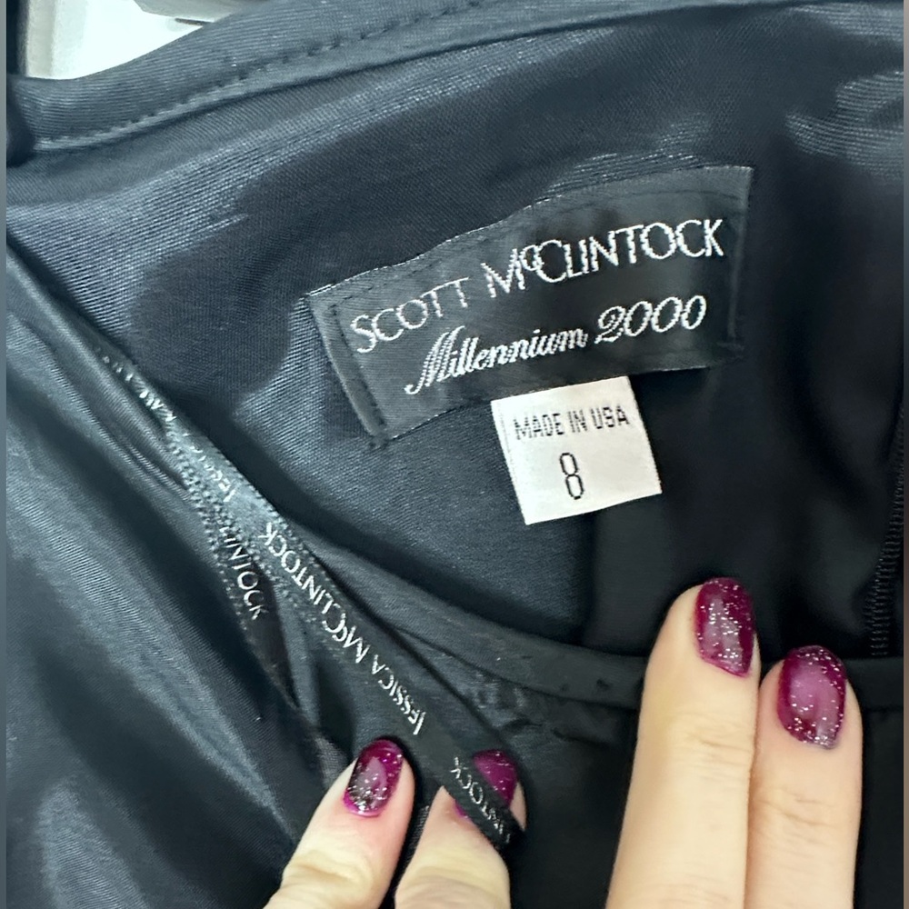 Scott McClintock Millennium 2000 Black Maxi Skirt - Picture 5 of 5